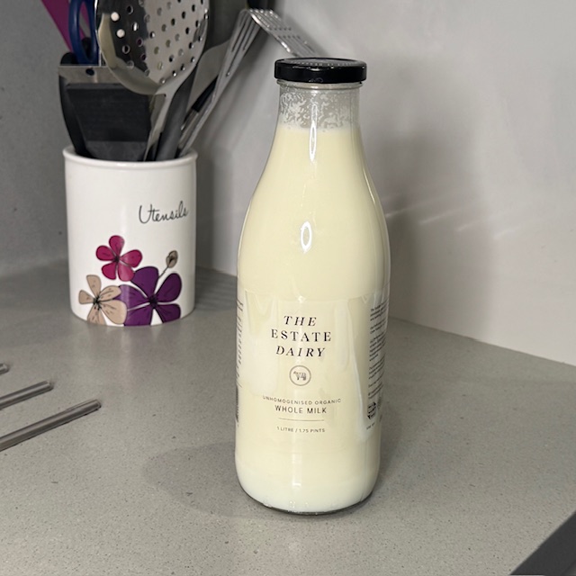 The Estate Dairy replacement milk bottle tops