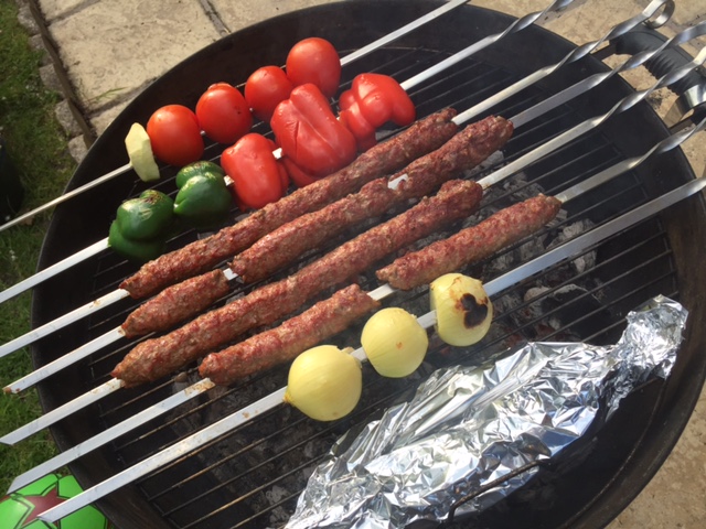 Long Russian skewers